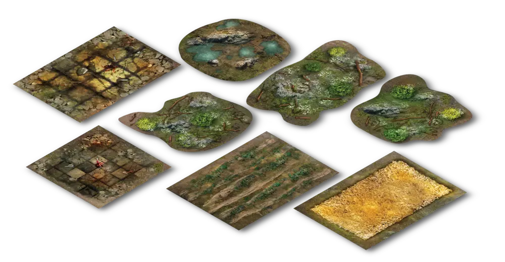 Fantasy Terrain Templates | 28-32mm Scale