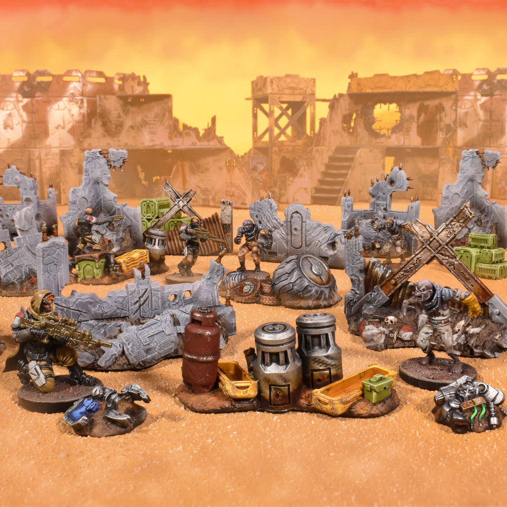 Sci-Fi Deadzone Ruins | 28-32mm Scale Terrain