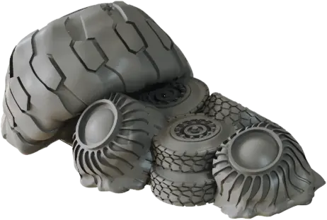 Sci-Fi Deadzone Ruins | 28-32mm Scale Terrain