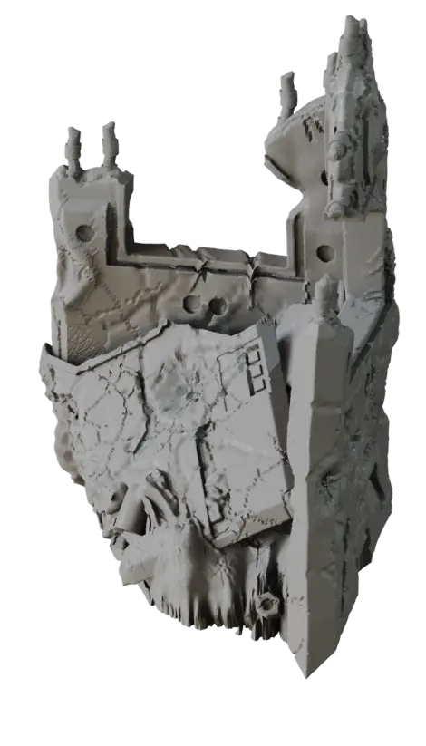 Sci-Fi Deadzone Ruins | 28-32mm Scale Terrain
