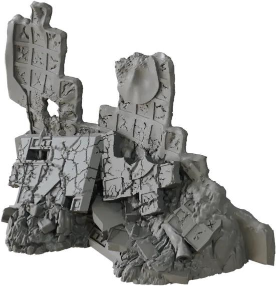 Sci-Fi Deadzone Ruins | 28-32mm Scale Terrain