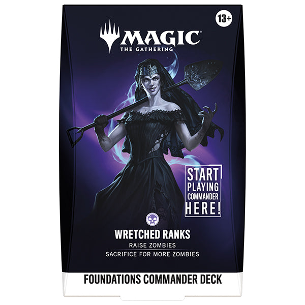 Magic: The Gathering Foundations Wretched Ranks Starter Commander Deck