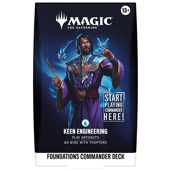 Magic: The Gathering Foundations Keen Engineering Starter Commander Deck