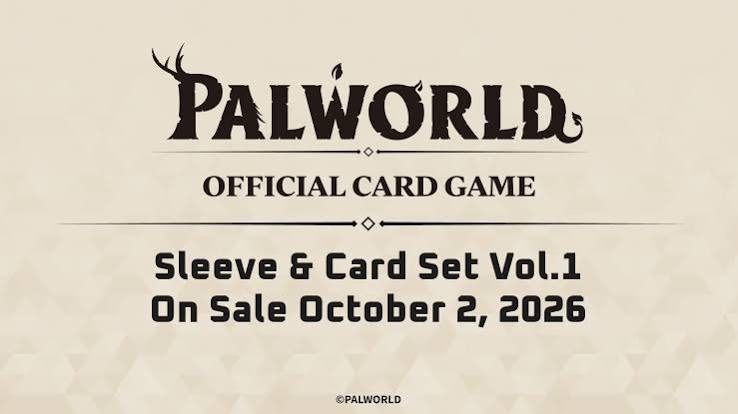 PRE-ORDER Palworld OFFICIAL CARD GAME - Sleeve & Card Set Vol.1
