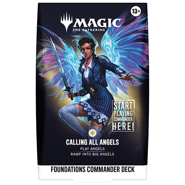 Magic: The Gathering Foundations Calling All Angels Starter Commander Deck